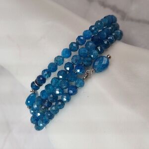 Jay King Apatite Gemstone Coil Bracelet